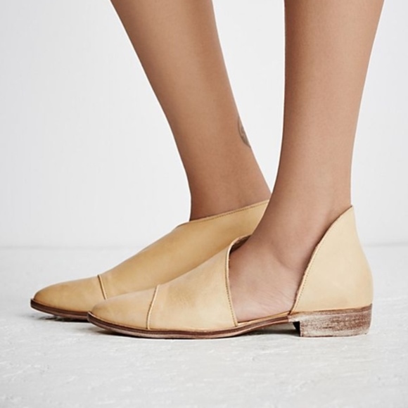 Free People Shoes - Free People l Royale Flat Bootie Natural Euro 40
